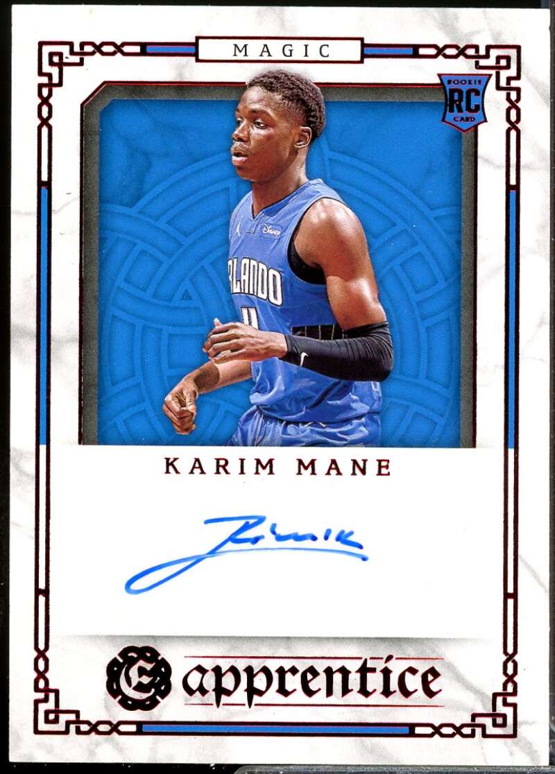 Karim Mane 2020-21 Panini Chronicles Excalibur Apprentice Autograph Red #30  Image 1