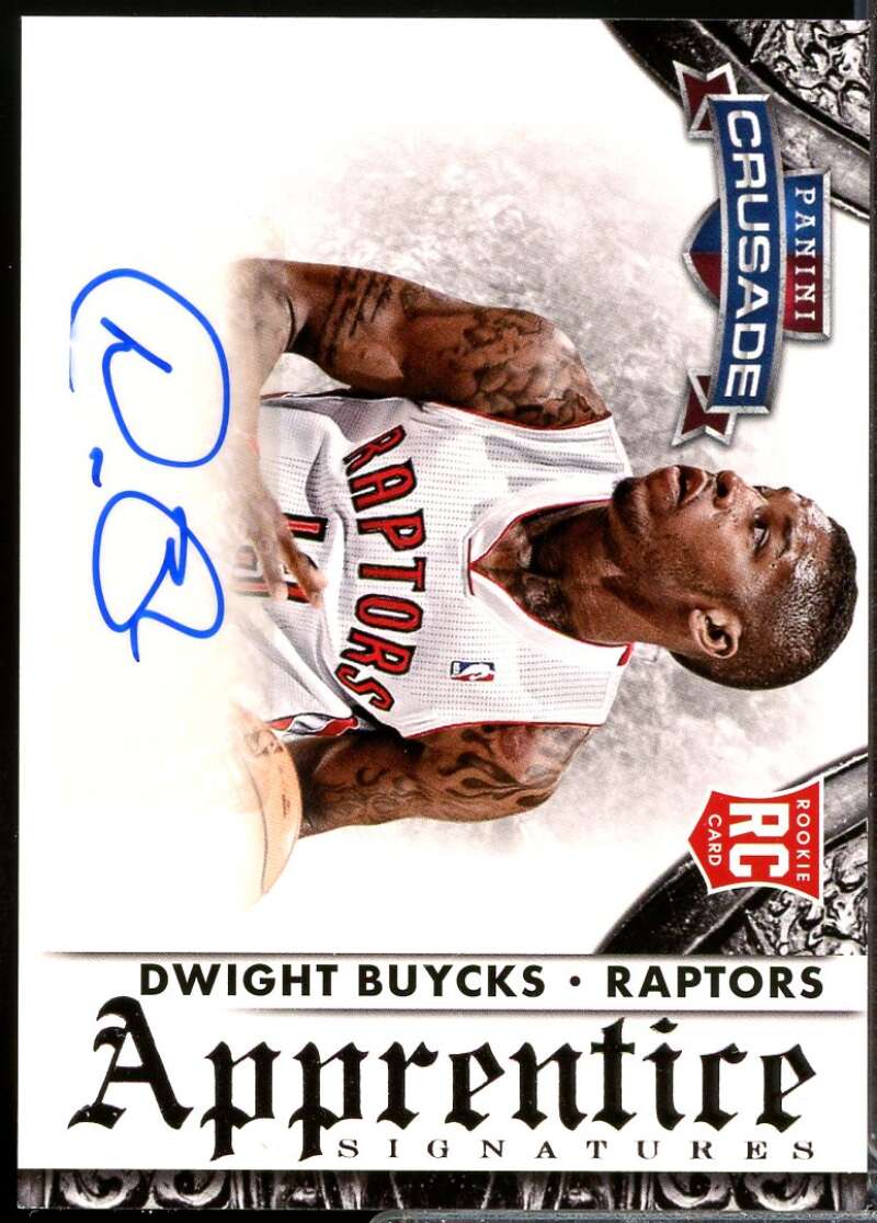 Dwight Buycks Rookie Card 2013-14 Panini Crusade Apprentice Autograph #35  Image 1