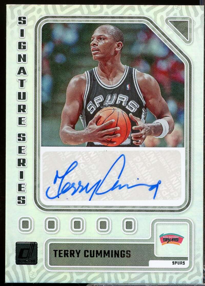 Terry Cummings Card 2023-24 Donruss Signature Series Autograph #58  Image 1