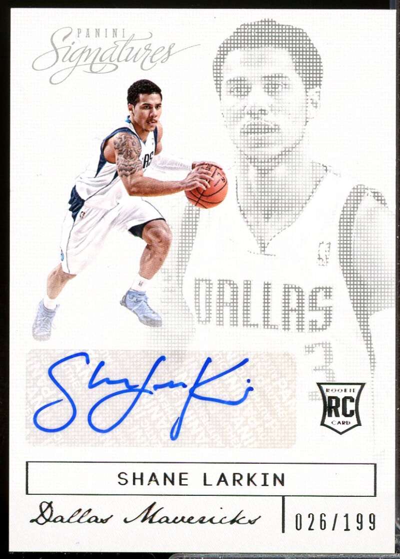 Shane Larkin /199 Card 2013-14 Panini Signatures Rookie Autograph #37  Image 1