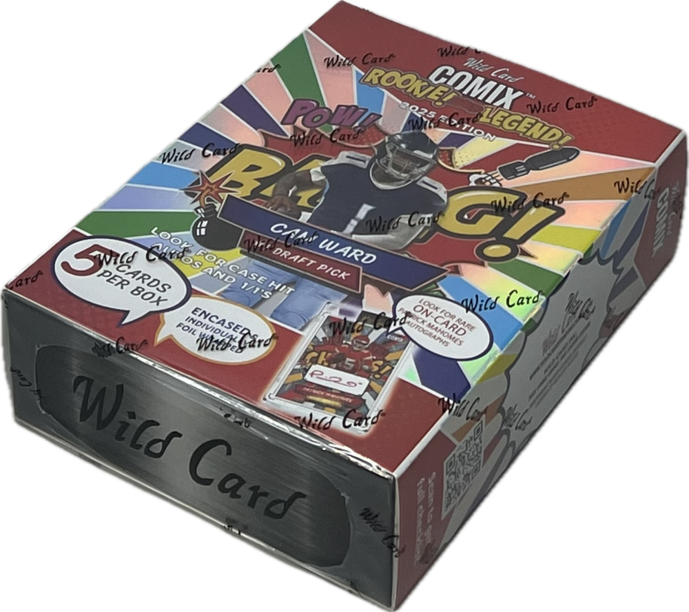 2025 Wild Card Comix Rookie and Legend Football Hobby Box Image 1