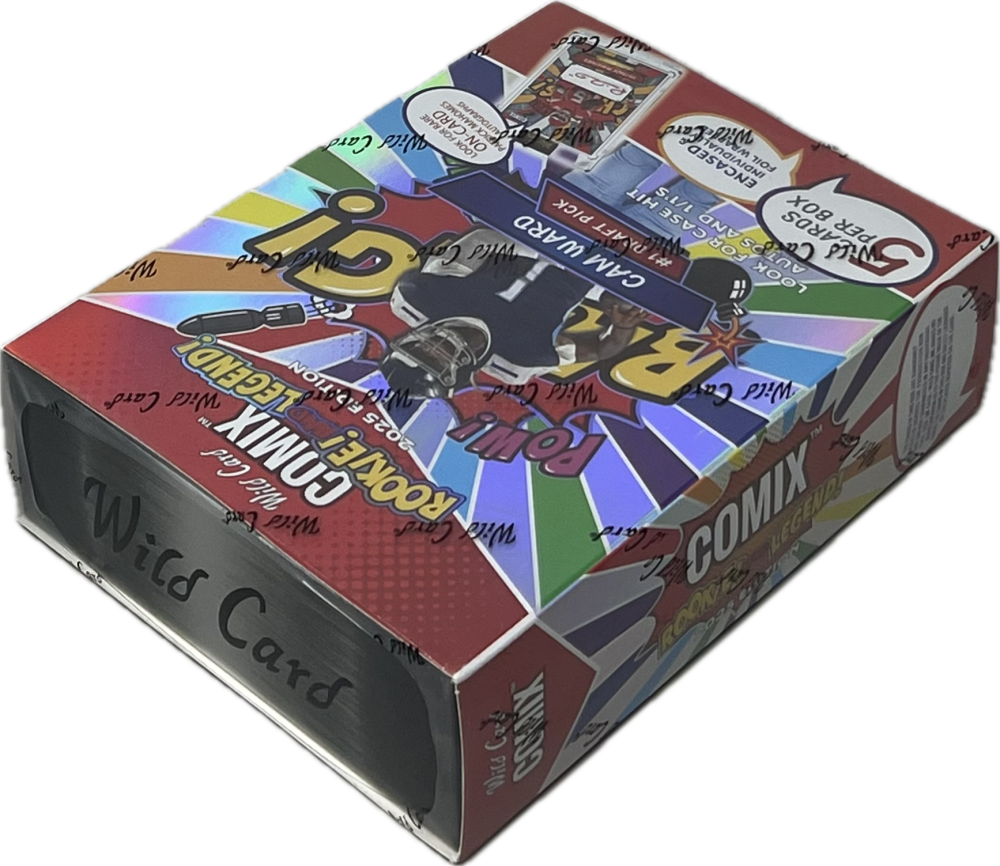 2025 Wild Card Comix Rookie and Legend Football Hobby Box Image 2