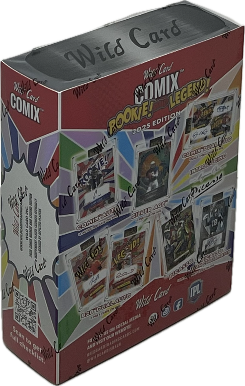 2025 Wild Card Comix Rookie and Legend Football Hobby Box Image 3
