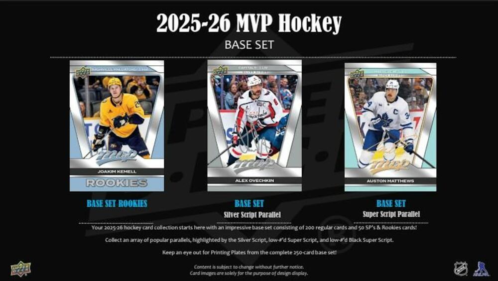 2025-26 Upper Deck MVP Hockey Hobby Box Image 3