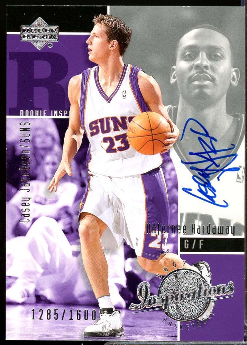 Casey Jacobsen Rookie Hardaway 2002-03 Upper Deck Inspirations Autograph #143  Image 1