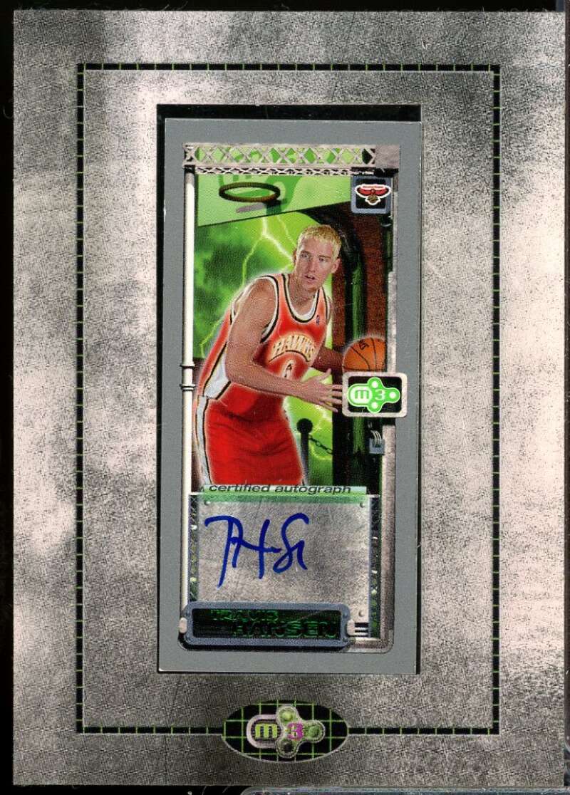 Travis Hansen Card 2003-04 Topps Rookie Matrix Mini Autographs #TH  Image 1