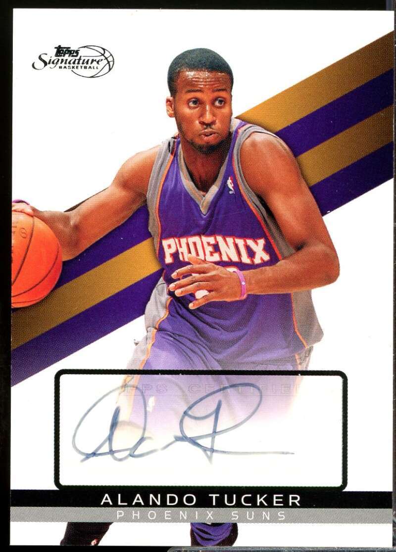 Alando Tucker /2999 Card 2008-09 Topps Signature Autographs #TSAATU  Image 1