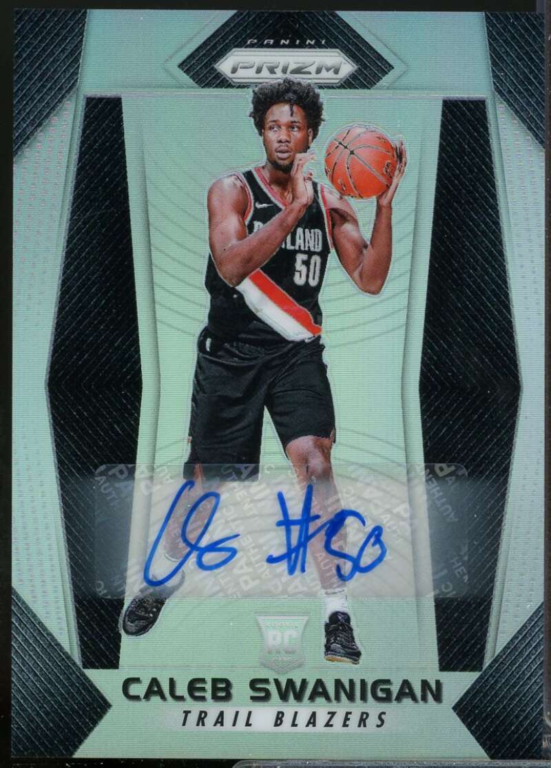 Caleb Swanigan Rookie Card 2017-18 Panini Prizm Autographs #145  Image 1