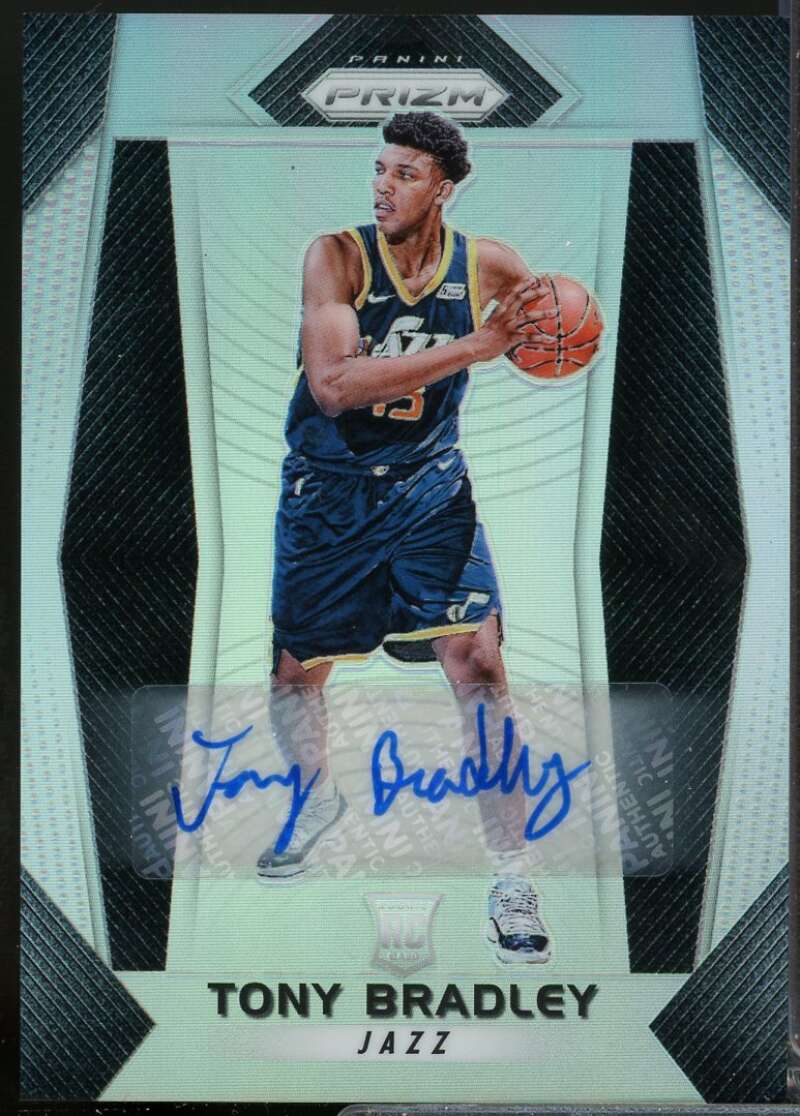 Tony Bradley Rookie Card 2017-18 Panini Prizm Autographs #118  Image 1