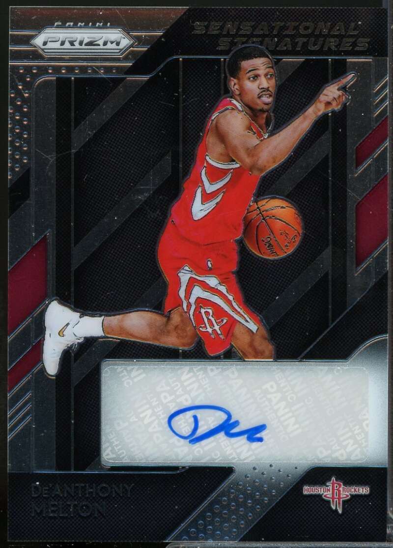 De'Anthony Melton Rookie 2018-19 Prizm Sensational Signatures Autograph #99  Image 1