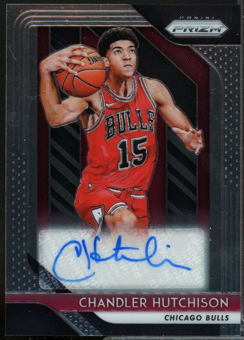 Chandler Hutchison Rookie Card 2018-19 Panini Prizm Rookie Autograph #22  Image 1