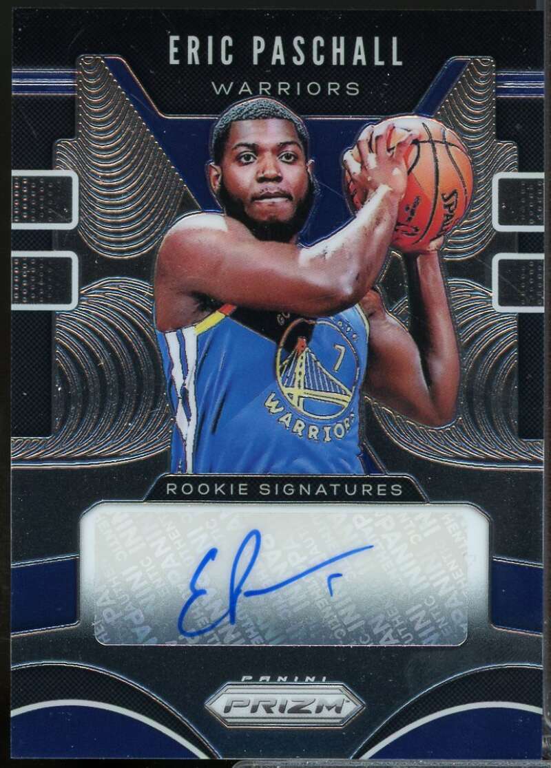 Eric Paschall Card 2019-20 Panini Prizm Rookie Signatures Autograph #7  Image 1