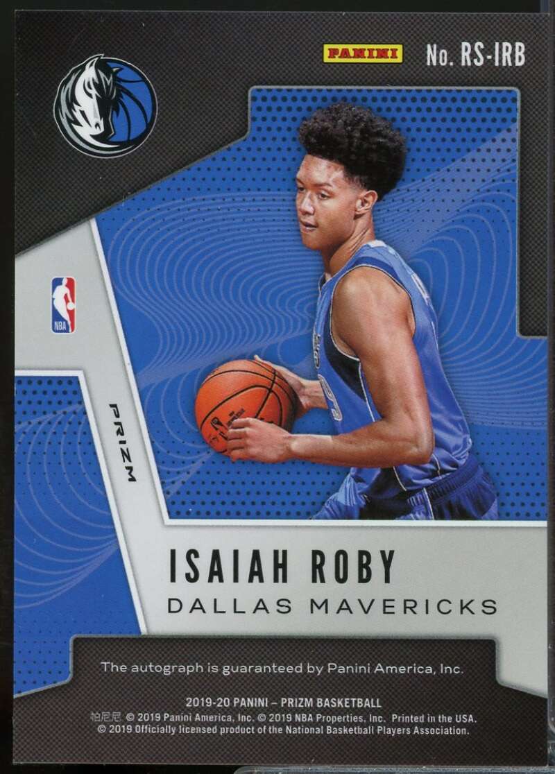 Isaiah Roby 2019-20 Panini Prizm Rookie Signatures Autograph Prizms Choice #9  Image 2