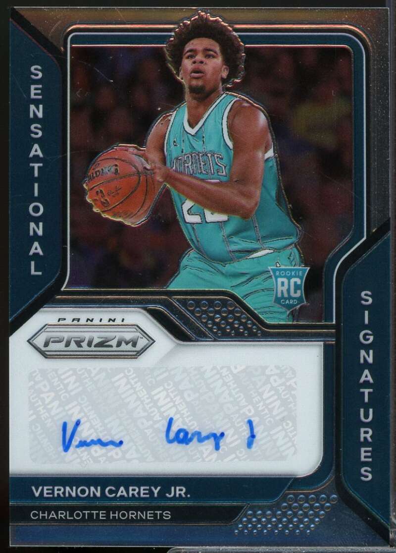 Vernon Carey Jr Rookie 2020-21 Panini Prizm Sensational Signature Autograph #80  Image 1