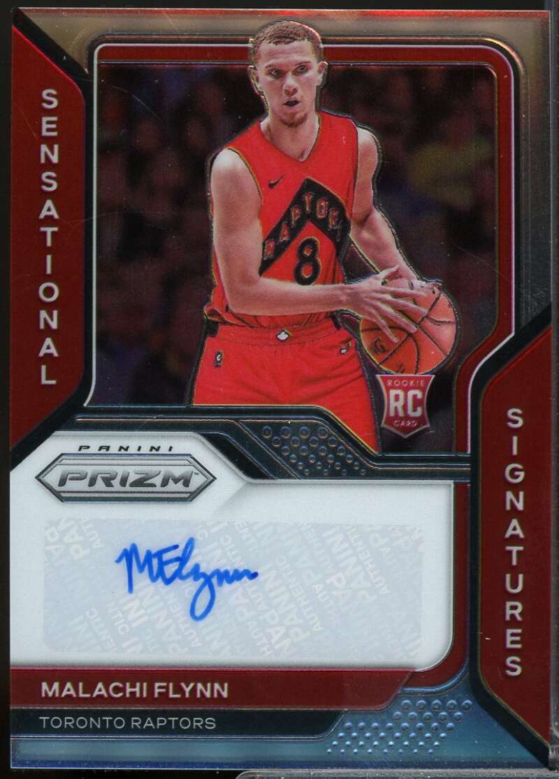 Malachi Flynn Rookie 2020-21 Panini Prizm Sensational Signatures Autograph #95  Image 1