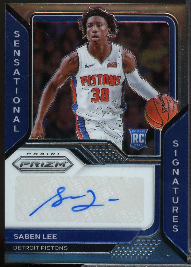 Saben Lee Rookie Card 2020-21 Panini Prizm Sensational Signatures Autograph #59  Image 1