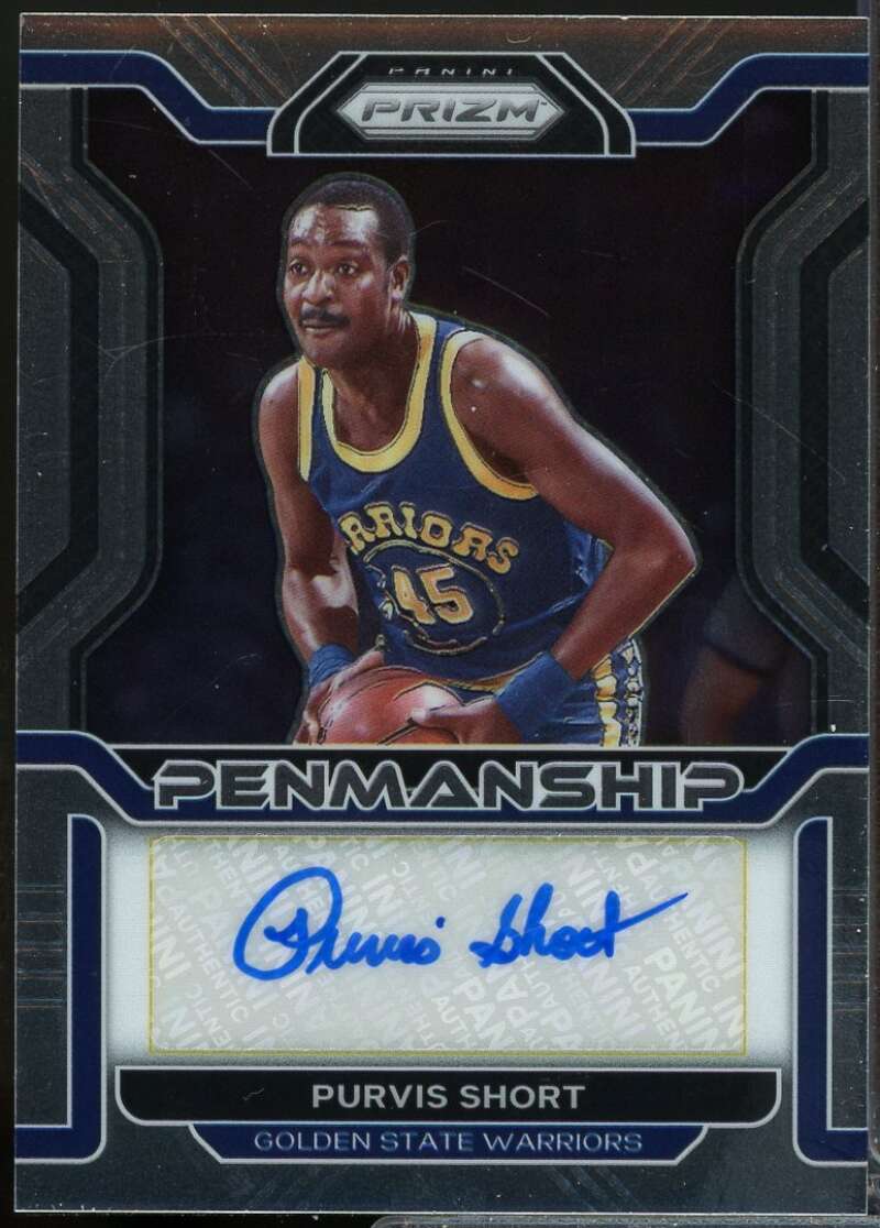 Purvis Short Card 2021-22 Panini Prizm Penmanship Autograph #28  Image 1