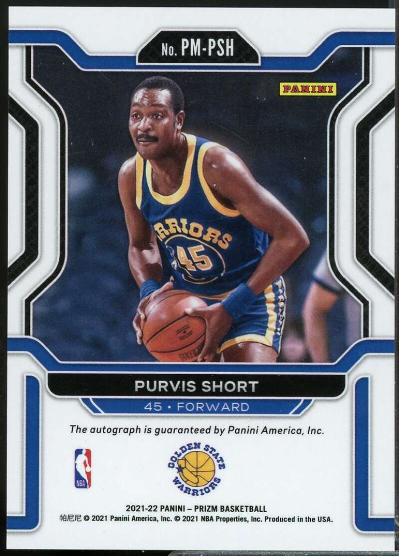 Purvis Short Card 2021-22 Panini Prizm Penmanship Autograph #28  Image 2