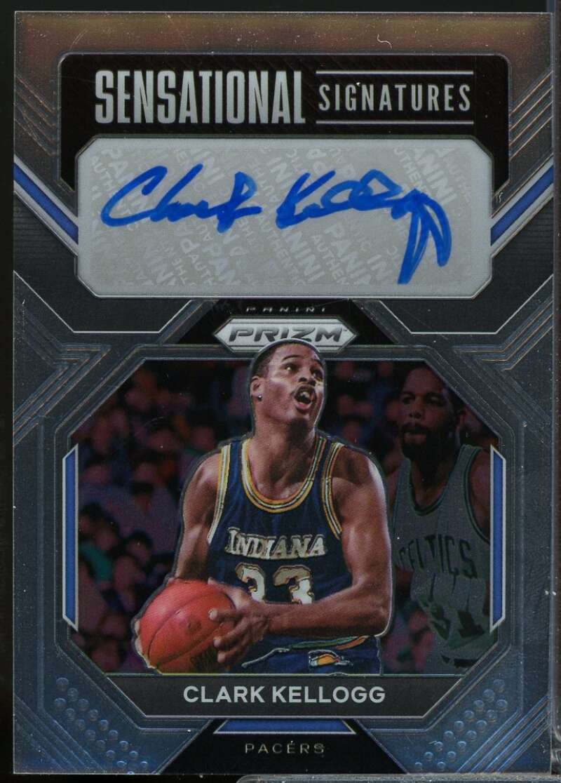 Clark Kellogg Card 2022-23 Panini Prizm Sensational Signatures Autograph #7  Image 1