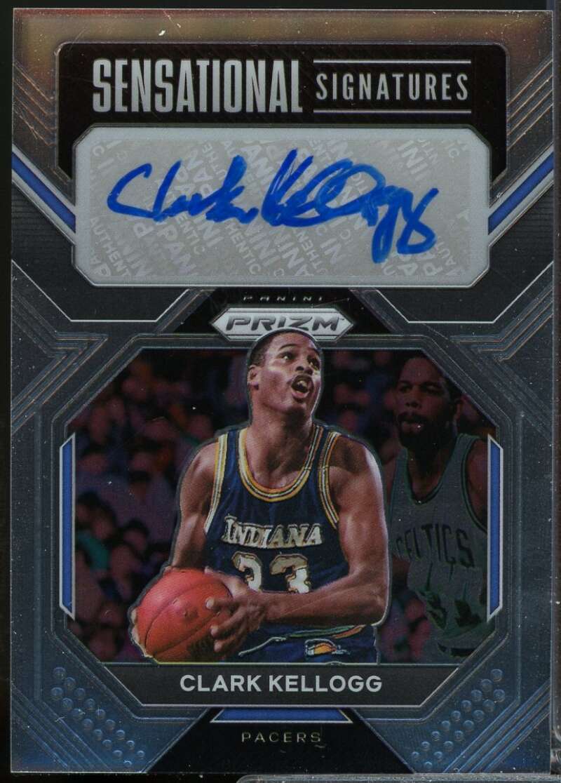 Clark Kellogg Card 2022-23 Panini Prizm Sensational Signatures Autograph #7  Image 1