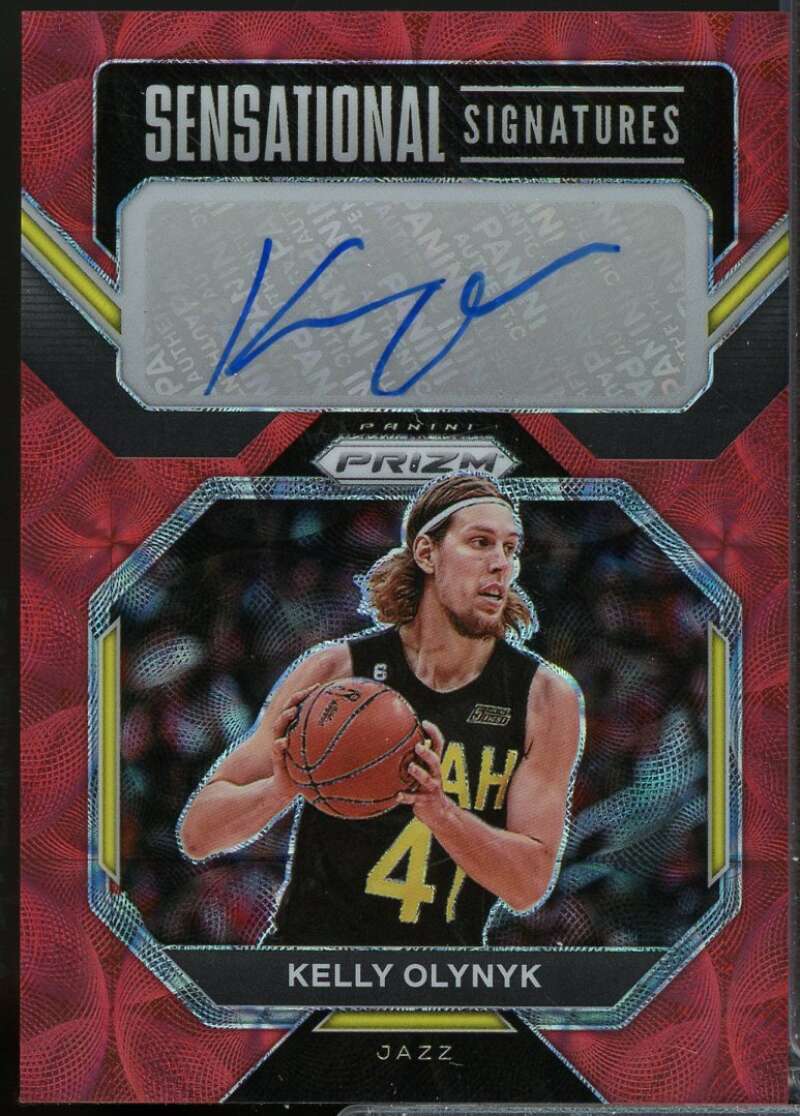 Kelly Olynyk 2022-23 Panini Prizm Sensational Signatures Autograph Choice #11  Image 1
