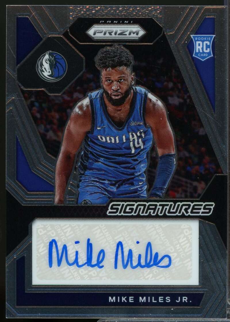 Mike Miles Jr. Card 2023-24 Panini Prizm Rookie Signatures Autograph #4  Image 1