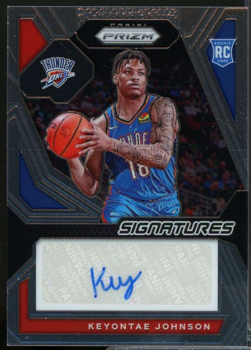 Keyontae Johnson Card 2023-24 Panini Prizm Rookie Signatures Autograph #18  Image 1