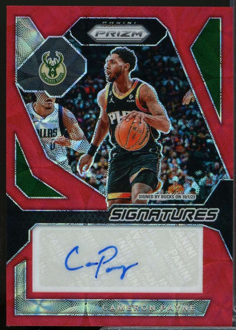 Cameron Payne /88 2023-24 Panini Prizm Signatures Autograph Prizms Choice #5  Image 1
