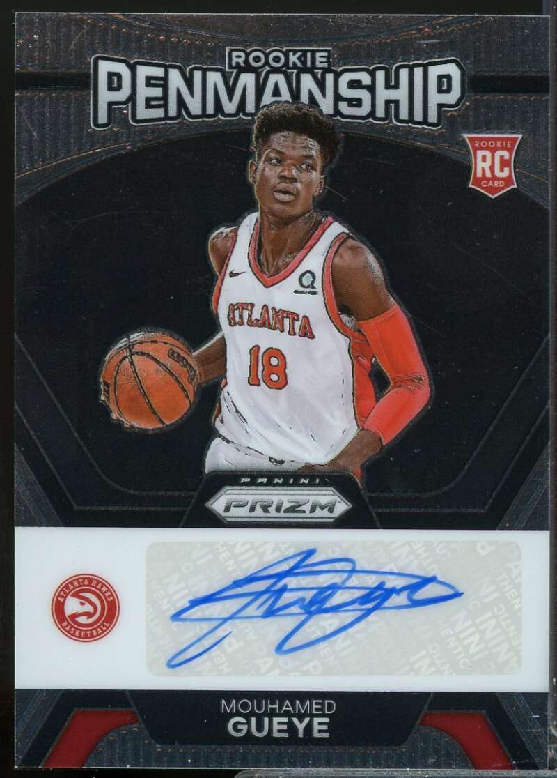 Mouhamed Gueye Card 2023-24 Panini Prizm Rookie Penmanship Autograph #20  Image 1