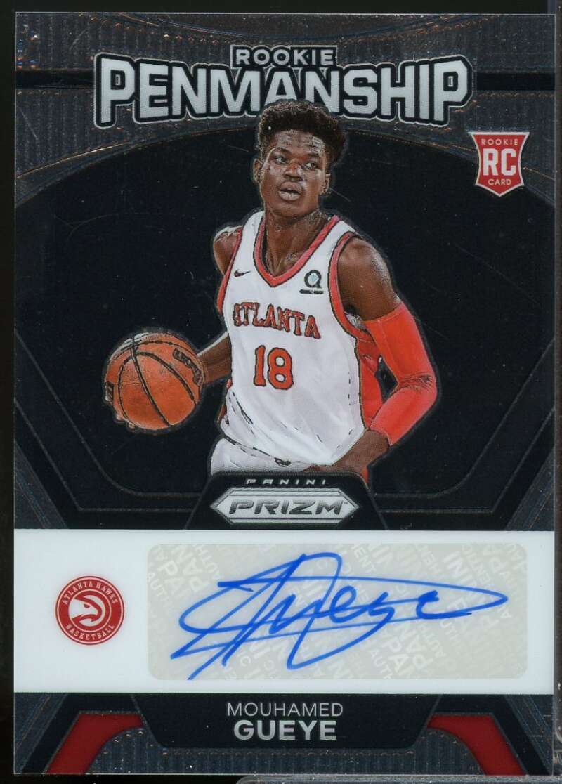 Mouhamed Gueye Card 2023-24 Panini Prizm Rookie Penmanship Autograph #20  Image 1