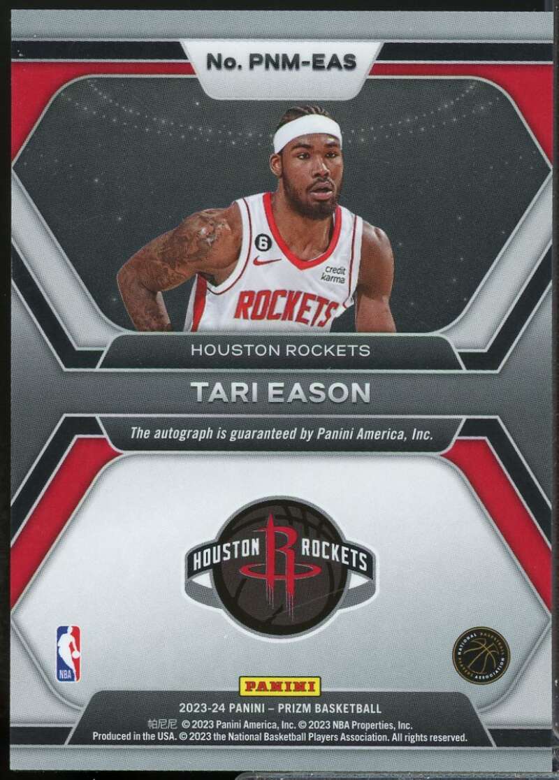 Tari Eason Card 2023-24 Panini Prizm Penmanship Autograph #49  Image 2