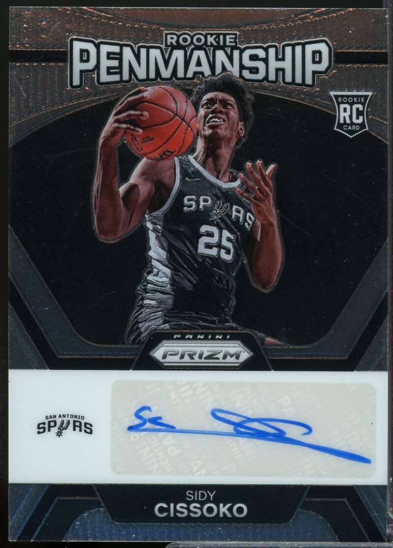 Sidy Cissoko Card 2023-24 Panini Prizm Rookie Penmanship Autograph #44  Image 1