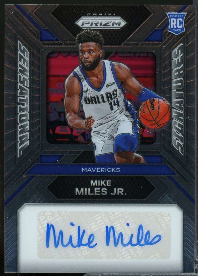 Mike Miles Jr. Rookie 2023-24 Panini Prizm Sensational Signatures Autograph #89  Image 1