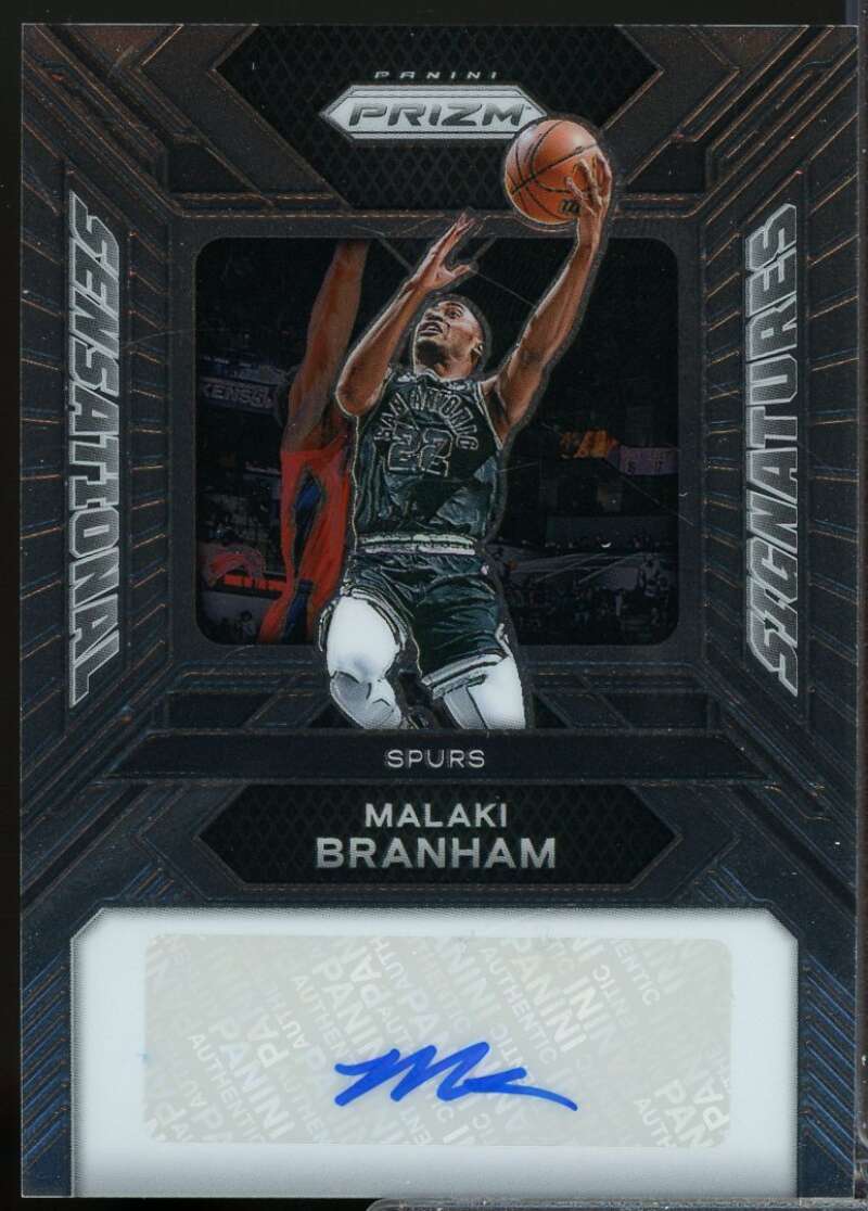 Malaki Branham Card 2023-24 Panini Prizm Sensational Signatures Autograph #45  Image 1