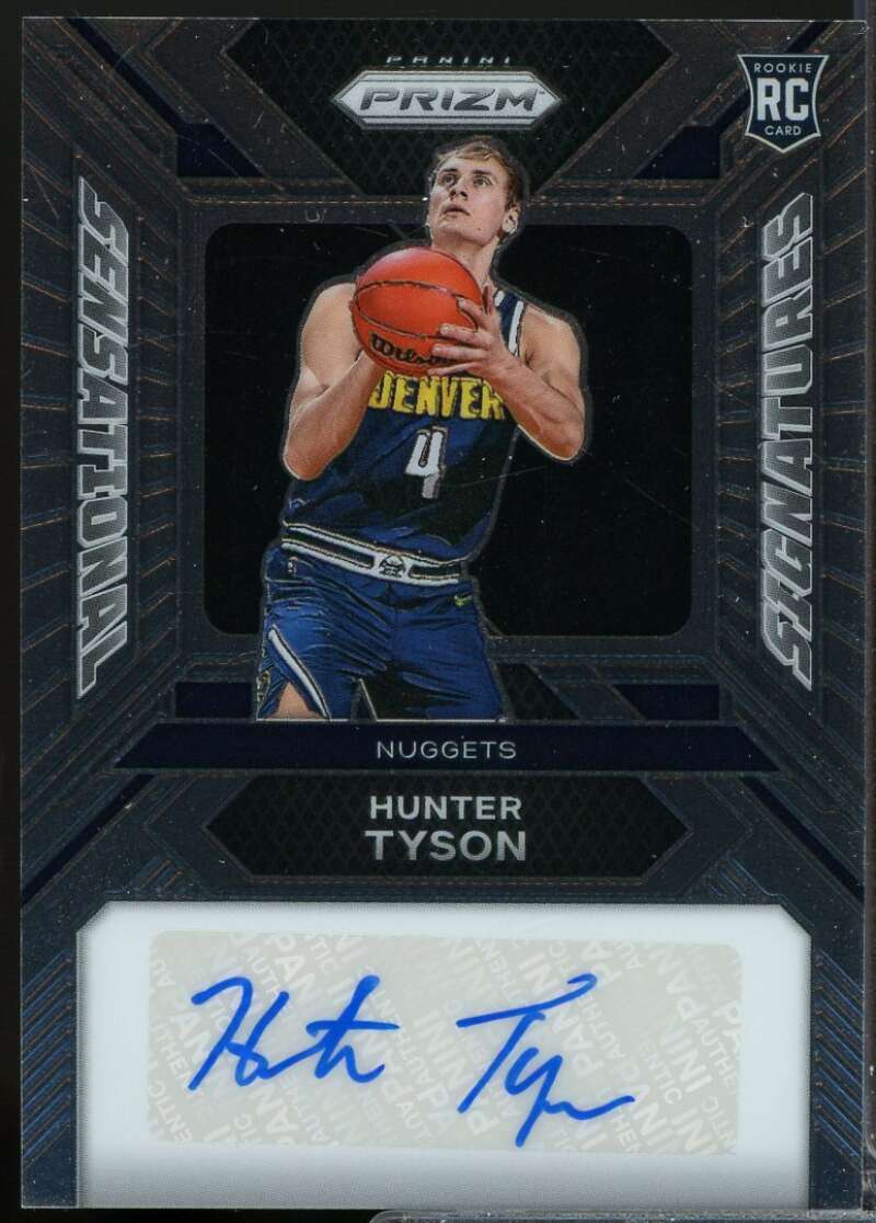 Hunter Tyson Rookie 2023-24 Panini Prizm Sensational Signatures Autograph #15  Image 1