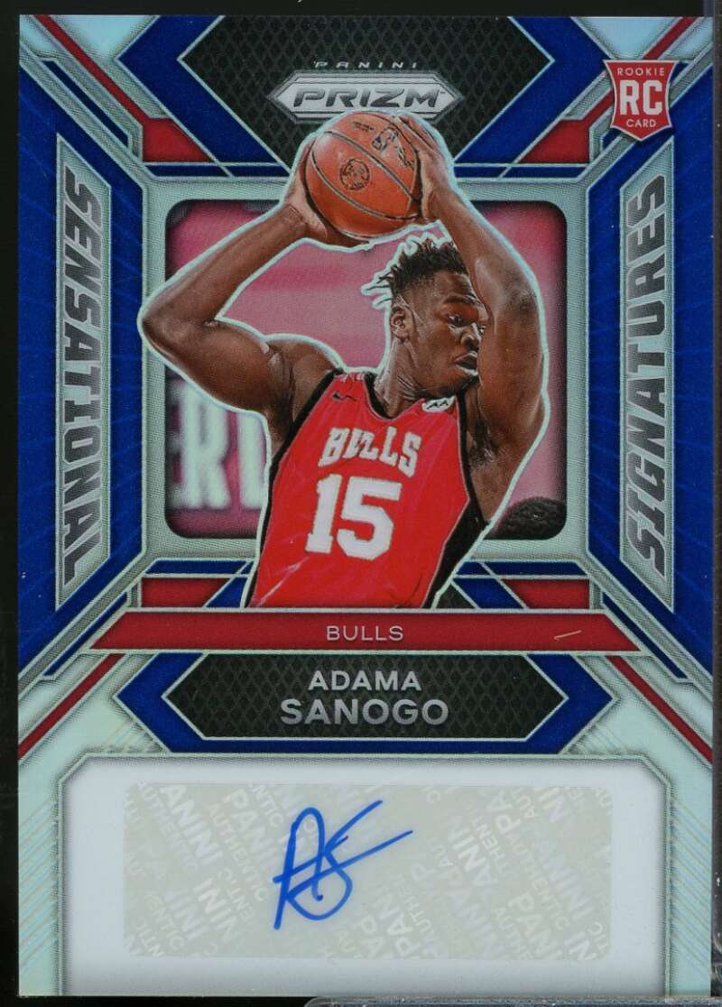 Adama Sanogo Rookie /49 2023-24 Prizm Sensational Signatures Autograph Blue #44  Image 1