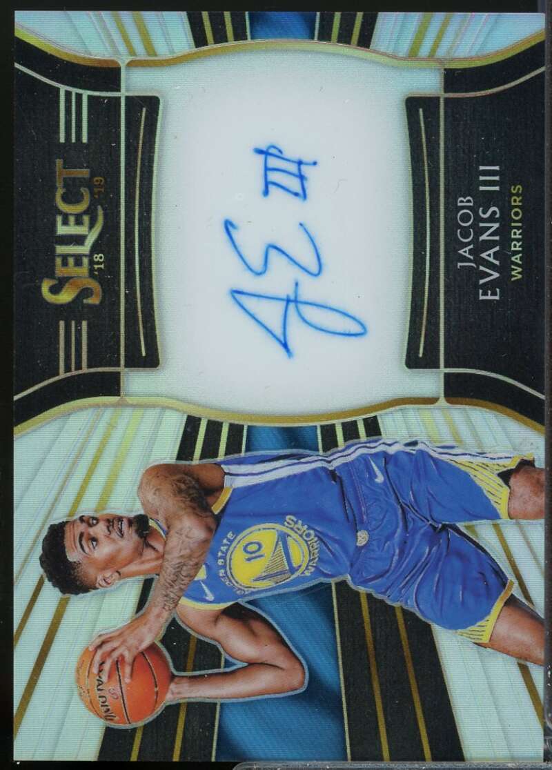 Jacob Evans III /199 Card 2018-19 Select Rookie Signatures Autograph #22  Image 1