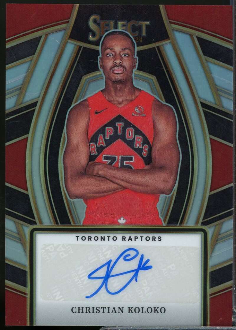 Christian Koloko Card 2023-24 Select Signature Selections Autograph #34  Image 1