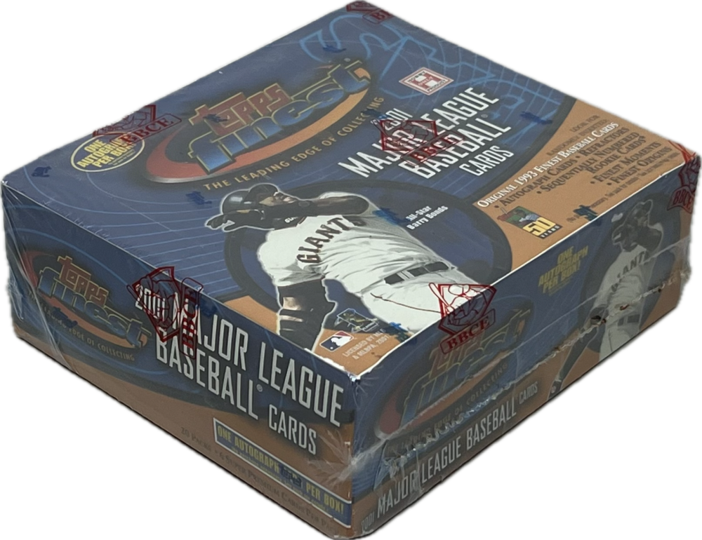 2001 Topps Finest Baseball Hobby Box  BBCE Image 2