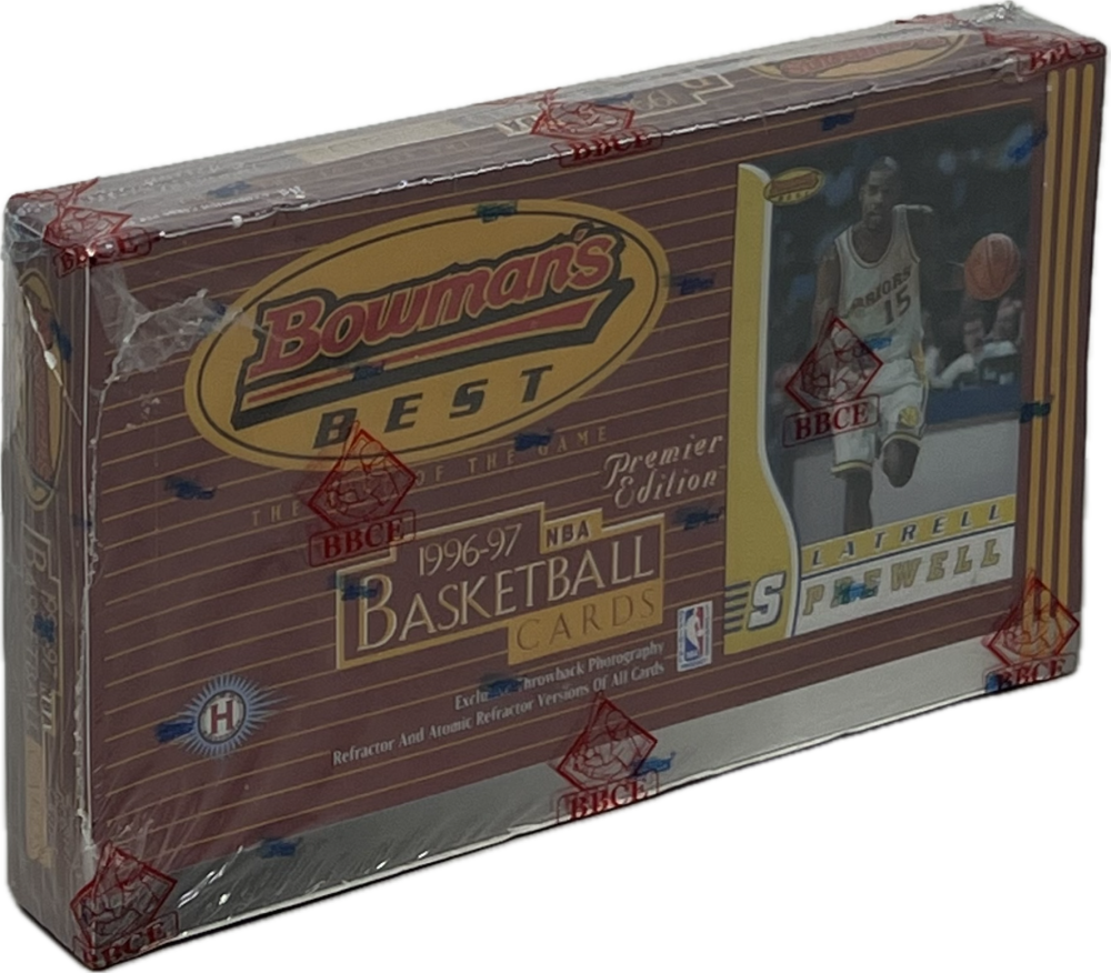 1996-97 Bowmans Best Basketball Hobby Box Kobe Bryant Rookie Year   BBCE Image 1