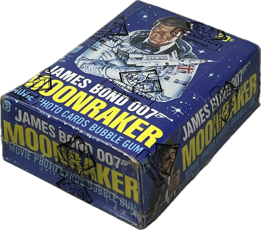 1979 Topps James Bond 007 Moonraker Movie Photo Trading Card Box  BBCE Image 1