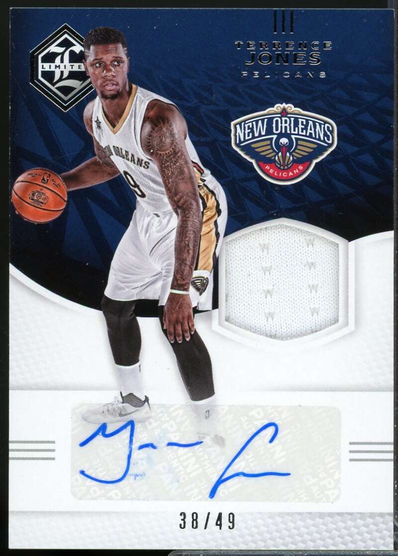 Terrence Jones /49 2016-17 Limited Limited Jersey Auto Silver Spotlight #37  Image 1