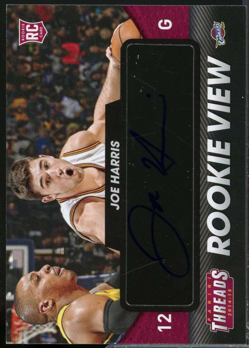 Joe Harris Card 2014-15 Panini Threads Rookie View Autographs #7  Image 1