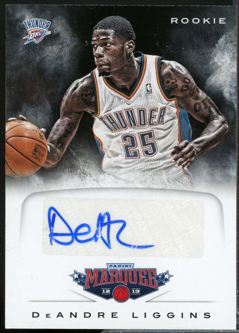 DeAndre Liggins Card 2012-13 Panini Marquee Rookie Autograph #69  Image 1