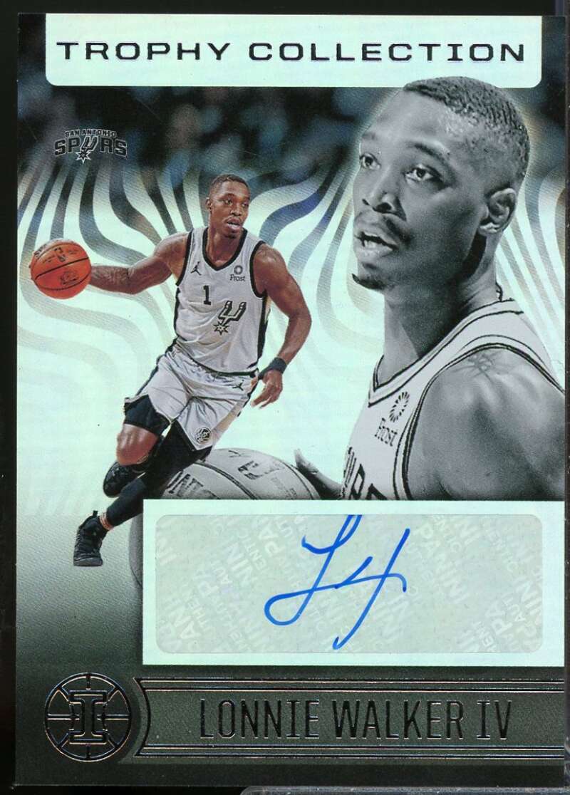 Lonnie Walker IV Card 2020-21 Panini Illusions Trophy Collection Autograph #13  Image 1