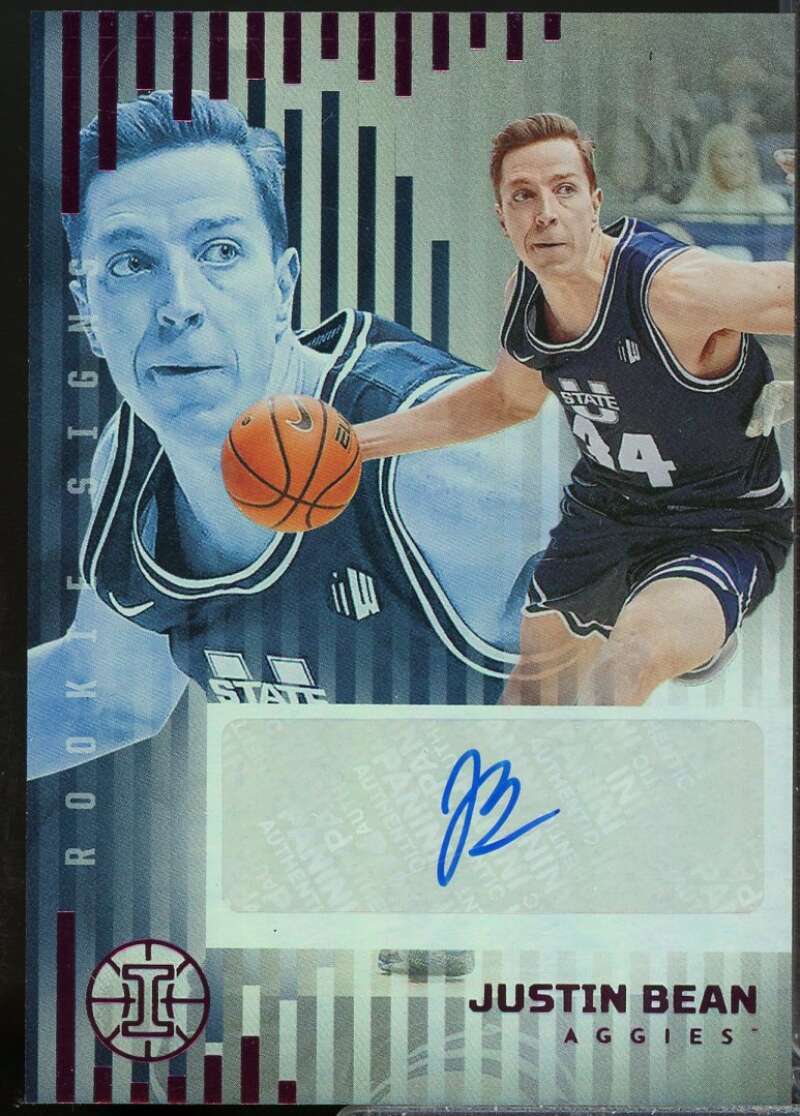 Justin Bean 2022-23 Chronicles Draft Illusions Rookie Signs Autograph Pink #31  Image 1