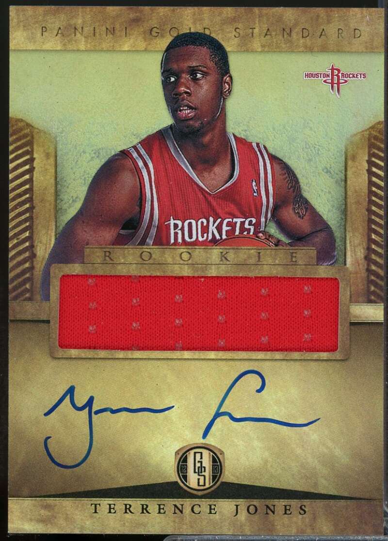 Terrence Jones Rookie Card 2012-13 Panini Gold Standard Jersey Autograph #298  Image 1