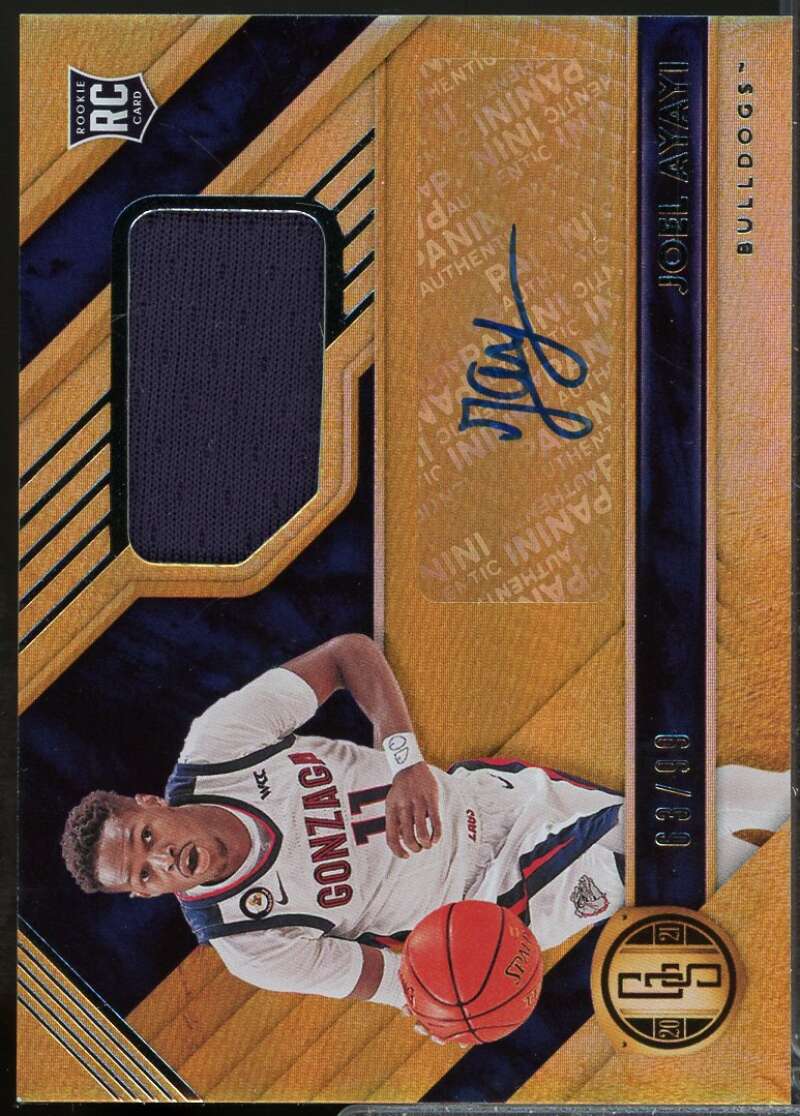 Joel Ayayi 2021-22 Chronicles Draft Gold Standard Rookie Jersey Autograph #29  Image 1