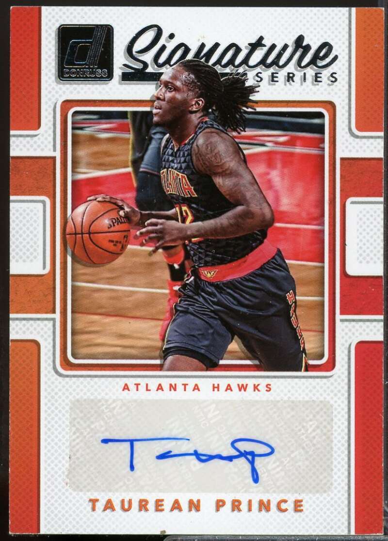 Taurean Prince Card 2017-18 Donruss Signature Series Autograph #14  Image 1