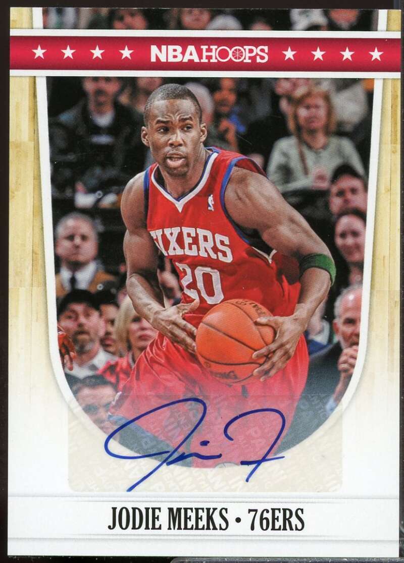 Jodie Meeks Card 2011-12 Hoops Autographs #187  Image 1